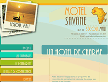 Tablet Screenshot of motelsavane.com